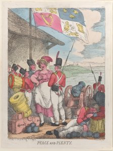 Paz y abundancia, 8 de marzo de 1814 de Thomas Rowlandson