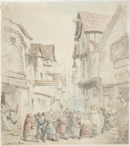 Calle de la Pimienta de Thomas Rowlandson