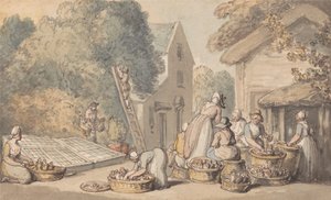 Recolección de moras de Thomas Rowlandson