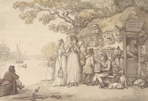 Pidcock, comerciante de aves y animales de Thomas Rowlandson