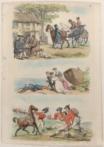 Placa 12, del Mundo en Miniatura, 1816 de Thomas Rowlandson