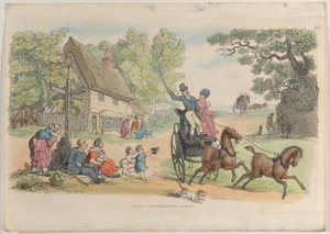 Placa 13, del Mundo en Miniatura, 1816 de Thomas Rowlandson