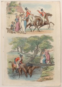 Placa 20, del Mundo en Miniatura, 1816 de Thomas Rowlandson