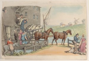 Placa 23, del Mundo en Miniatura de Thomas Rowlandson