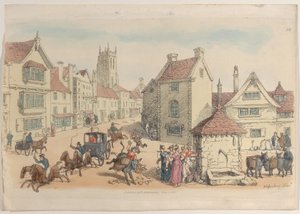 Placa 24, de Mundo en miniatura, 1816 de Thomas Rowlandson