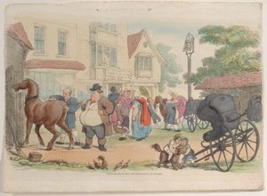 Placa 27, del Mundo en Miniatura, 1816 de Thomas Rowlandson