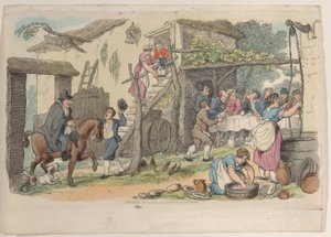 Placa 34, del Mundo en Miniatura, 1816 de Thomas Rowlandson