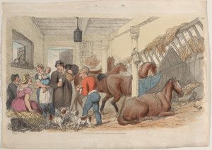 Placa 36, de El Mundo en Miniatura, 1816 de Thomas Rowlandson