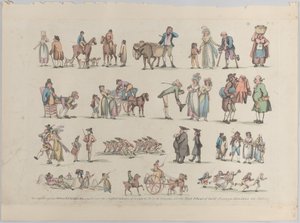 Placa 6, Contornos de Figuras, Paisajes y Ganado...para el Uso de Aprendices, 20 de junio de 1790