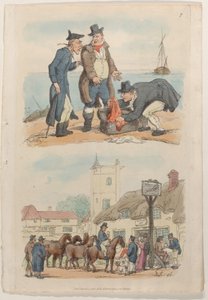 Placa 7, de Mundo en miniatura, 1816 de Thomas Rowlandson