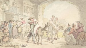 Placer de un Poste aux Anes, de Viajes Sentimentales, ca. 1821