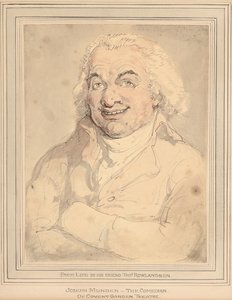 Retrato de Joseph Munden, de Largo de Busto, en un Abrigo de Color Buff de Thomas Rowlandson