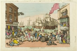 Punto de Portsmouth de Thomas Rowlandson