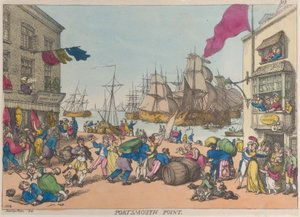 Punto de Portsmouth, 1814 de Thomas Rowlandson