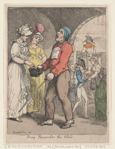 Recuerden a los Ciegos, 1801 de Thomas Rowlandson