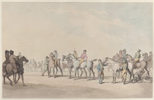 Preparación para la carrera de Thomas Rowlandson