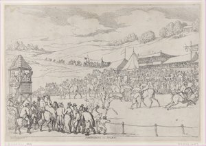 Preparándose para partir, 30 de septiembre de 1811 de Thomas Rowlandson