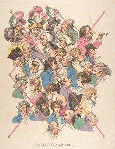Personajes Públicos, 1 de abril de 1801 de Thomas Rowlandson