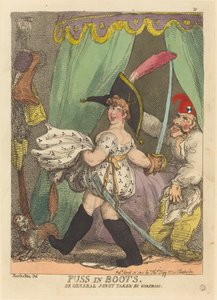 El Gato con Botas, o el General Junot sorprendido de Thomas Rowlandson
