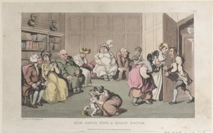 Quae Genus con un Doctor Charlatán, de La Historia de Johnny Quae Genus, El Lit..., 1 de octubre de 1821