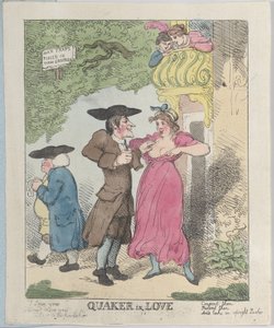 Cuáquero enamorado, 1815 de Thomas Rowlandson