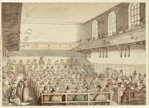 Reunión de cuáqueros de Thomas Rowlandson