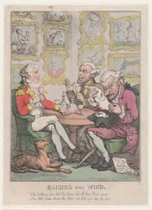 Recaudando el viento, 1805-12 de Thomas Rowlandson
