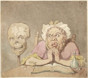 Consecuencias de la intemperancia o «Memento Mori» de Thomas Rowlandson