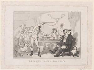 De vuelta de una cacería del zorro de Thomas Rowlandson