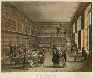 Institución Real, Calle Albemarle, Londres de Thomas Rowlandson