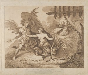 Satanás, Pecado y Muerte en El Paraíso Perdido, Libro 2, después de 1790