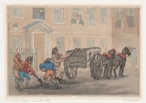 El carro del chatarrero de Thomas Rowlandson