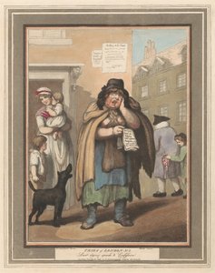 Conjunto de ocho (3): Gritos de Londres de Thomas Rowlandson
