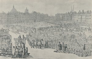 Mercado de Smithfield, 1810, 1920 de Thomas Rowlandson