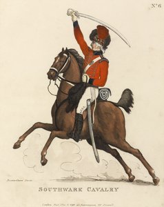 Caballería de Southwark, c.1799 de Thomas Rowlandson