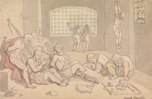 Inquisición española de Thomas Rowlandson