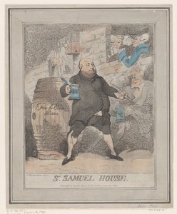 Sr. Samuel House, [1780] reeditado 1786-91 de Thomas Rowlandson