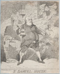 Sr. Samuel House, [1780] reeditado 1786-91 de Thomas Rowlandson