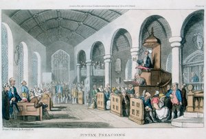 Predicación de la Sintaxis, 1813 de Thomas Rowlandson