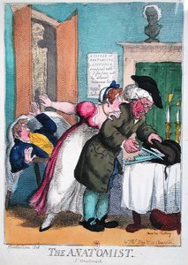 El Anatomista, publicado por Thomas Tegg de Thomas Rowlandson