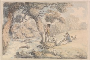 La excursión de pesca de Thomas Rowlandson