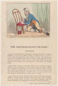¡La oración del bacanal!, 4 de junio de 1801 de Thomas Rowlandson