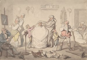 La barbería de Thomas Rowlandson