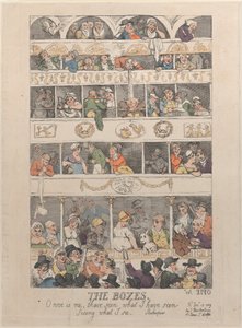 Las cajas, 12 de diciembre de 1809 de Thomas Rowlandson