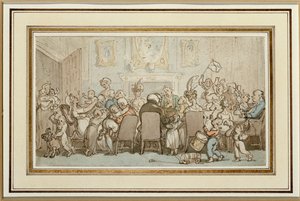 La familia Breedwell, 1807 de Thomas Rowlandson