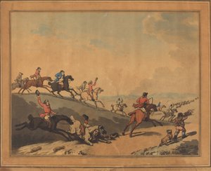 La caza de Thomas Rowlandson