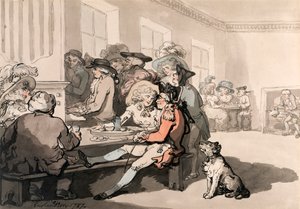 La Casa de Chocolate, 1787 de Thomas Rowlandson