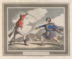 Las consecuencias de no cambiar la pierna de Thomas Rowlandson
