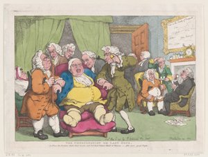 La Consulta, o Última Esperanza, 30 de junio de 1808 de Thomas Rowlandson