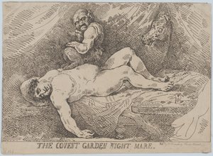 La pesadilla de Covent Garden, 20 de abril de 1784 de Thomas Rowlandson